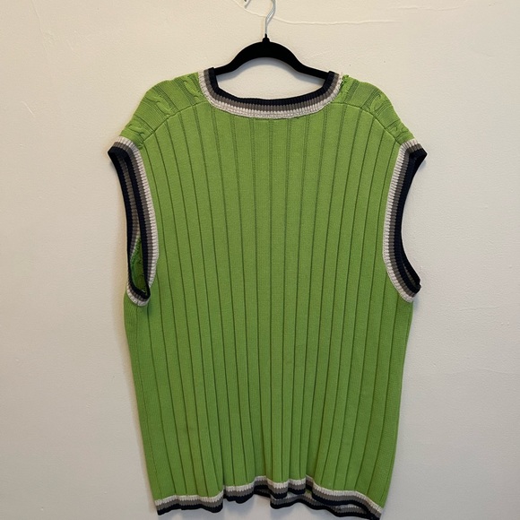 Vintage lime Green FUBU vest - Picture 4 of 4